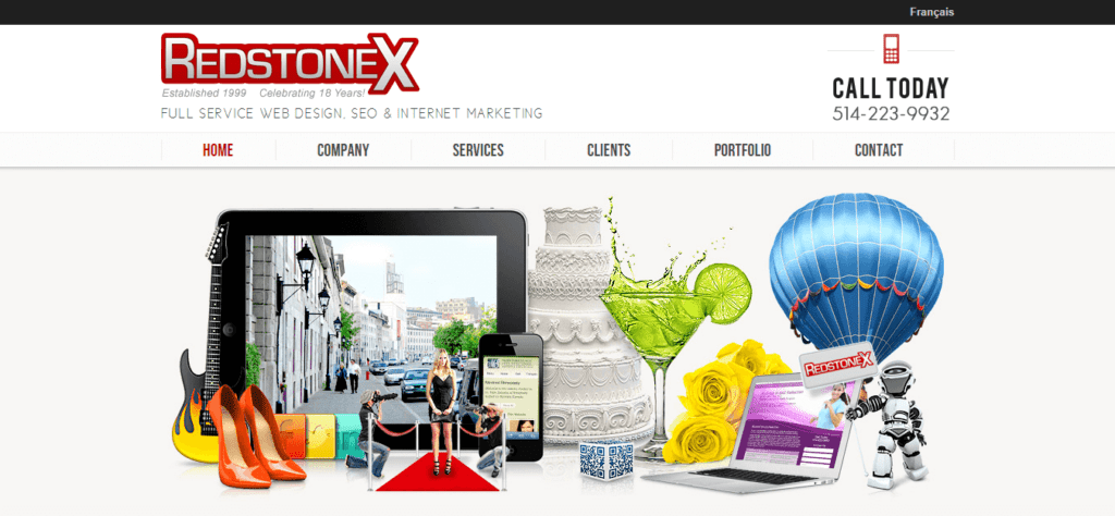 Best Web Design Companies in Montreal, Canada (RedstoneX) - ColorWhistle
