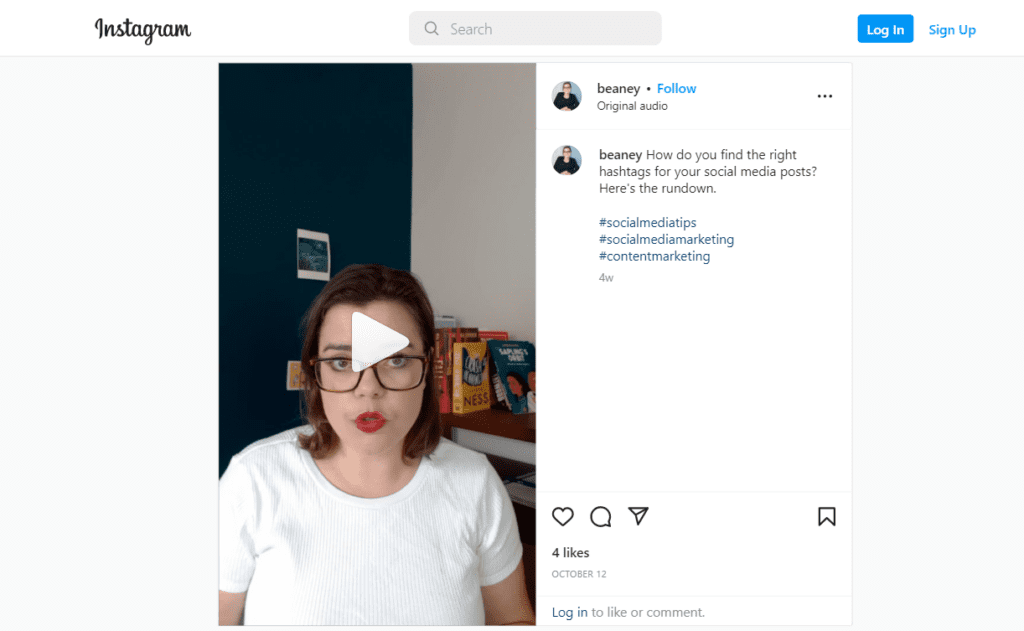 Repurposed Content Example in Instagram - ColorWhistle
