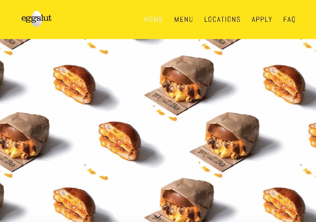 Restaurant Website Features (Eggslut) - ColorWhistle