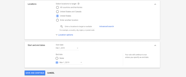 Google Shopping (G-Adwords Campaign Target & Schedule) - ColorWhistle