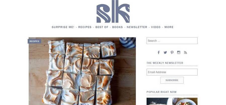 Cooking Website Design Ideas (SK) - ColorWhistle