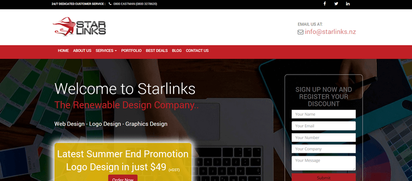 Top Web Development Companies in New Zealand (Starlinks) - ColorWhistle
