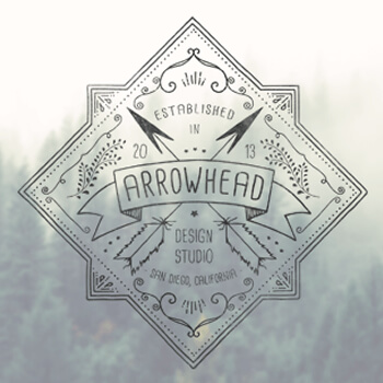 Vintage Logo Designs that Looks Ever-Fresh (Arrowhead) - ColorWhistle