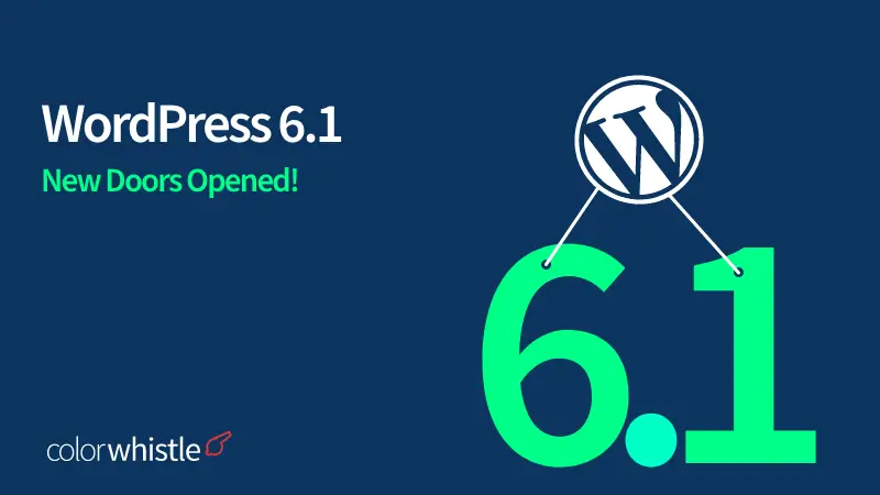 WordPress 6.1- New Doors Opened!