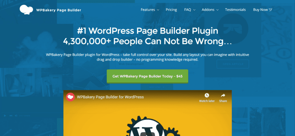 WordPress Page Builder (WPBakery) - ColorWhistle