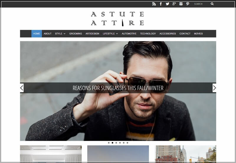 Fashion Web Design Ideas and Inspirations (Astute) - ColorWhistle