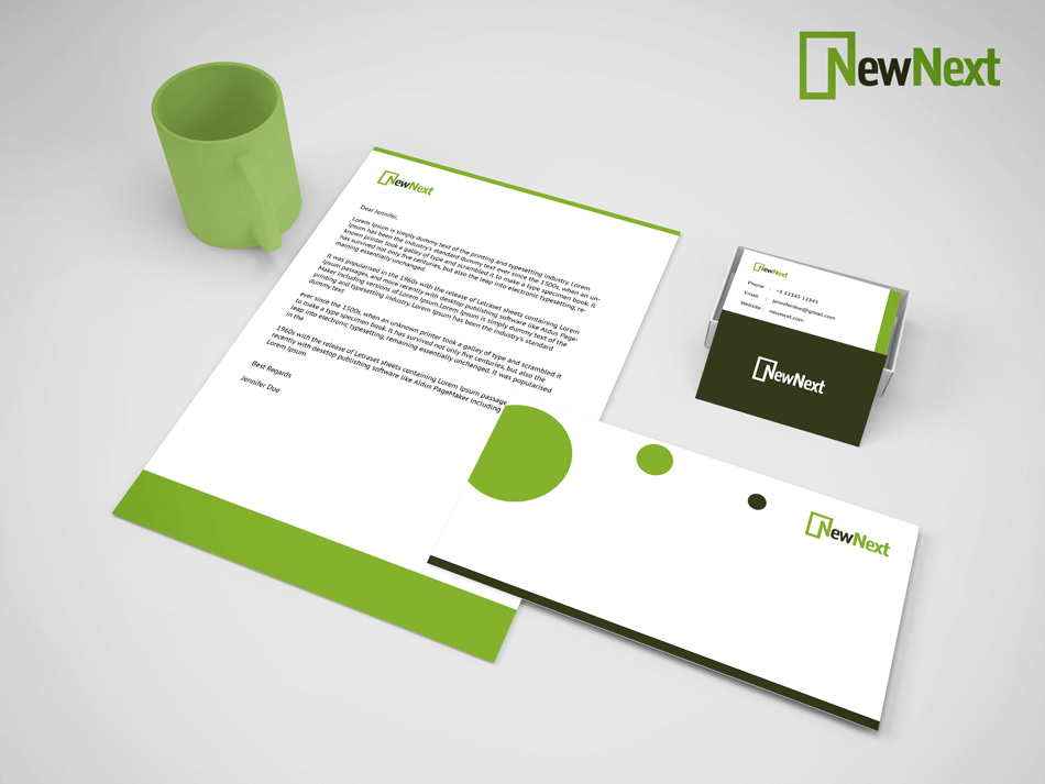 Branding / Rebranding Visualization with UseCases - Flyers Branding for an Online Education Platform (NewNext) - ColorWhistle