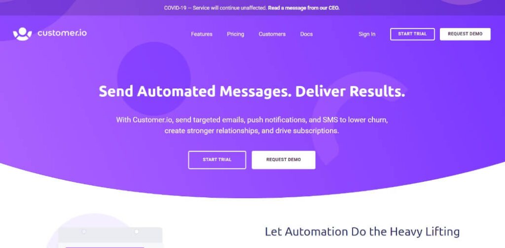 Best Marketing Automation Tools (customer.io) - ColorWhistle