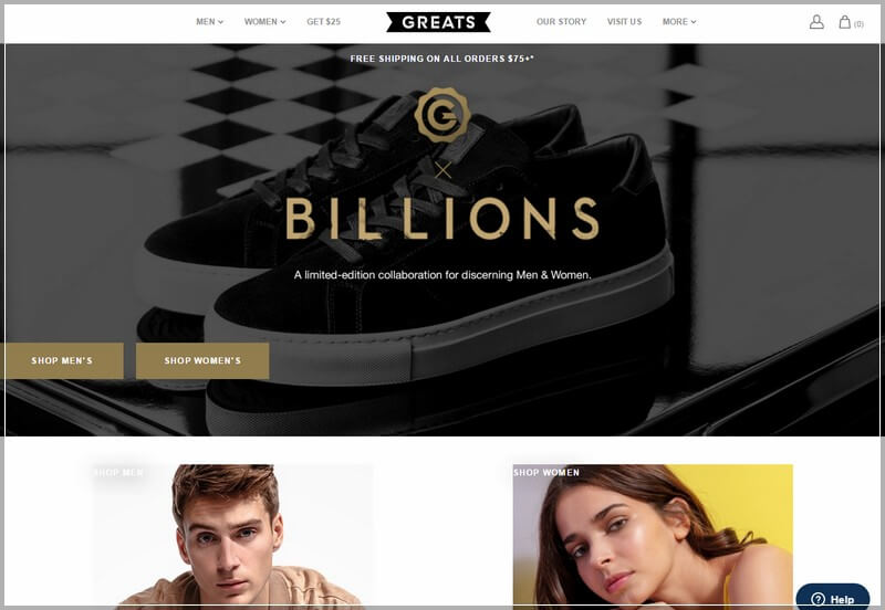 Fashion Web Design Ideas and Inspirations (greats) - ColorWhistle