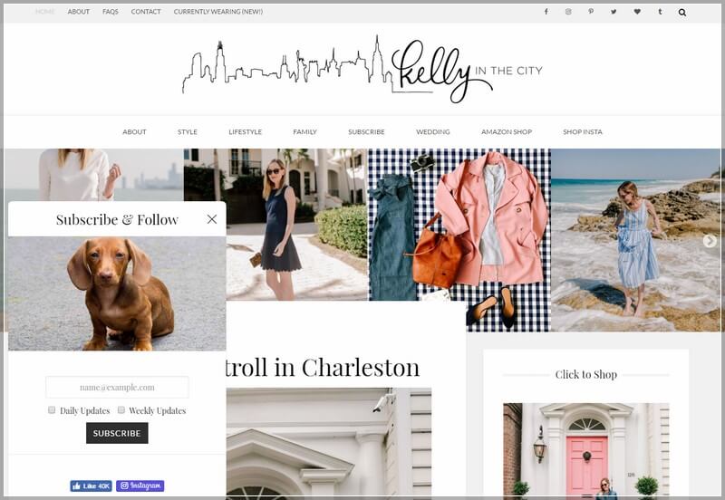 Fashion Web Design Ideas and Inspirations (Kelly) - ColorWhistle