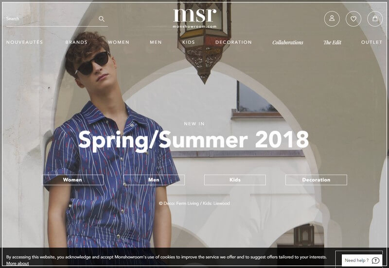 Fashion Web Design Ideas and Inspirations (msr) - ColorWhistle