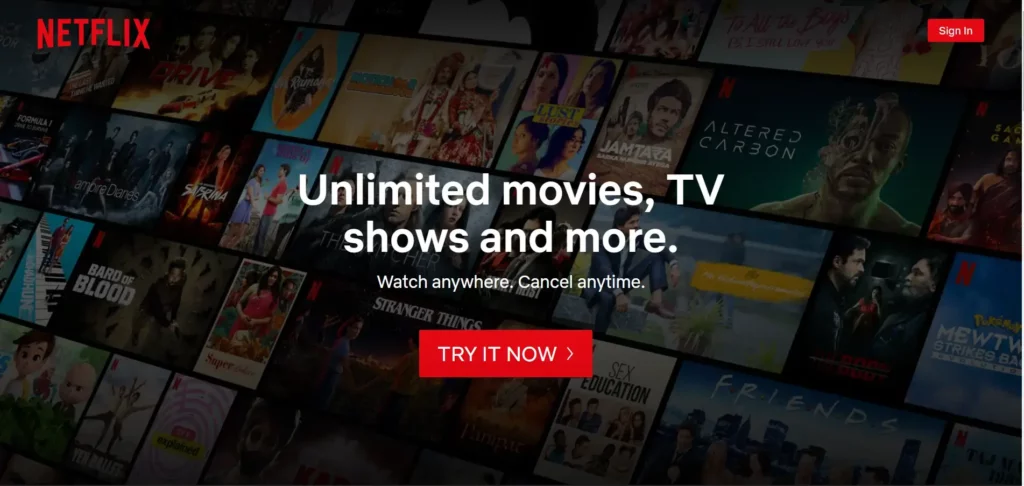 Best OTT Platforms and Apps (Netflix) - ColorWhistle