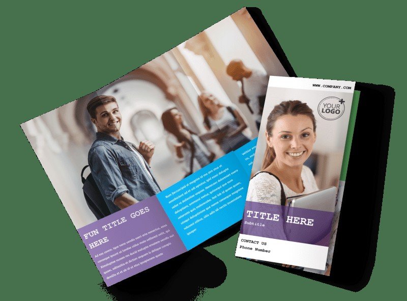 Best Online Education Promotional Brochures Design (YourLogo)  - ColorWhistle