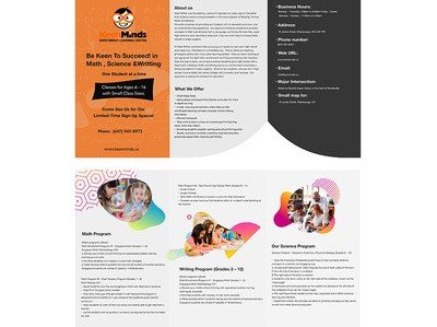 Best Online Education Promotional Brochures Design  - ColorWhistle