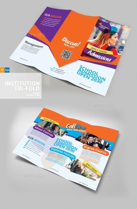 Best Online Education Promotional Brochures Design Ideas  - ColorWhistle