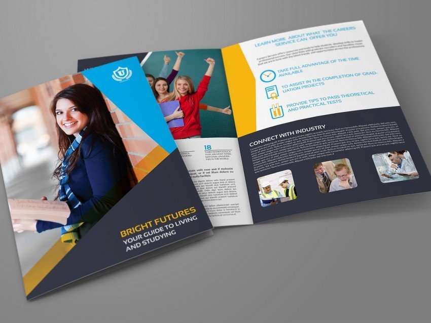 Best Online Education Promotional Brochures Design Inspiration - ColorWhistle