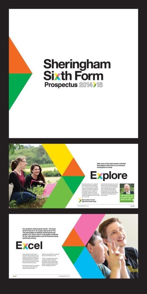 Best Online Education Promotional Brochures Design (Sheringham)  - ColorWhistle