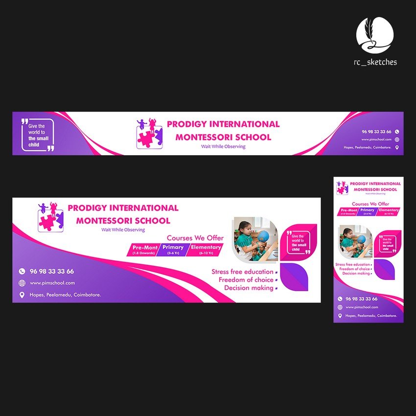 Online Education Social Media Marketing Ads Design Ideas (Purple) - ColorWhistle