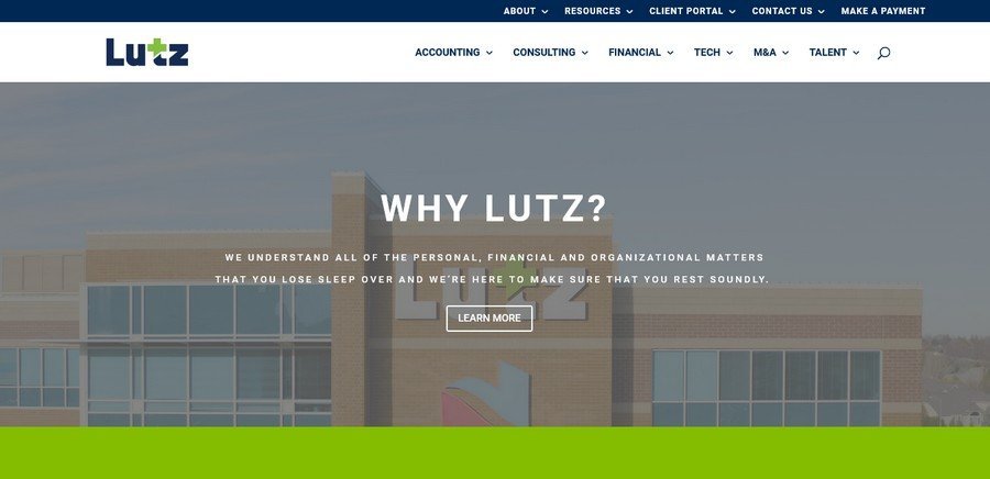 WordPress Website Design Ideas and Inspirations (Lutz) - ColorWhistle