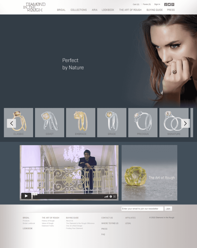 Jewelry Web Design Ideas (DR) - ColorWhistle