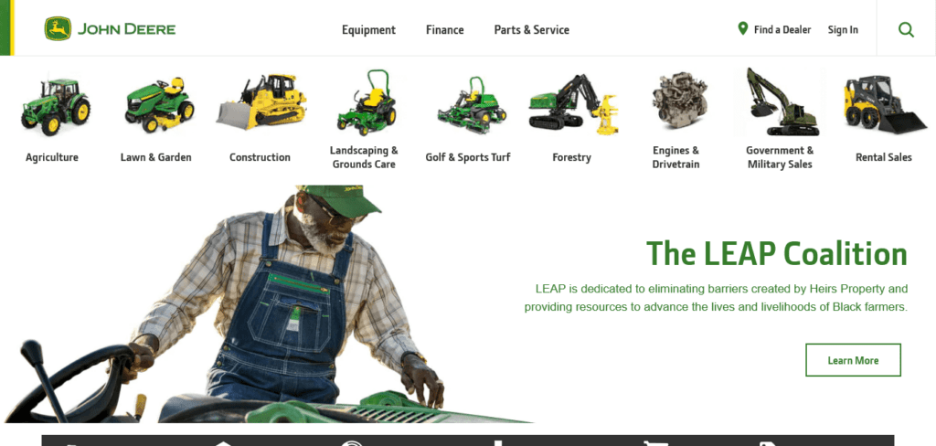 15+ Heavy Machines Industry Website Design Inspiration for 2024 -  ColorWhistle