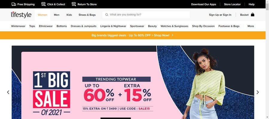 Top Beauty & Lifestyle E-commerce Websites – A Tech Audit (Life Style) - ColorWhistle