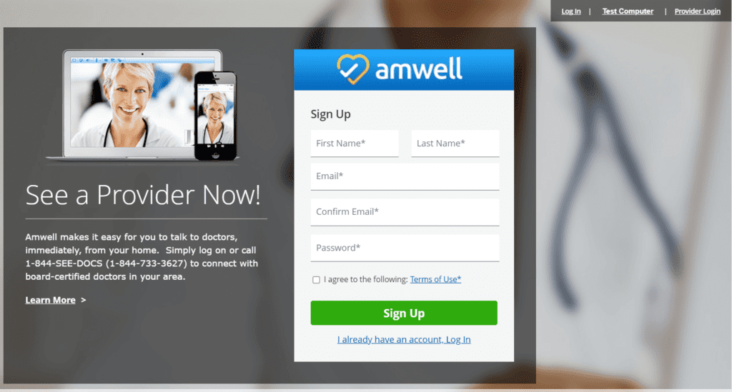 Popular Healthcare Apps & Features (Amwell) - ColorWhistle 