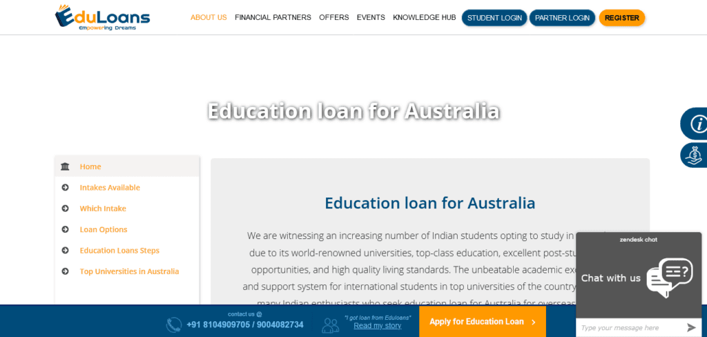 Australian Educational Loan Website Ideas (Edu) - ColorWhistle