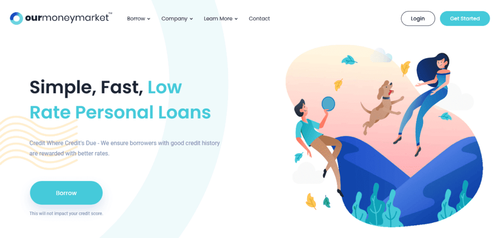 Australian Loan and Finance Website Design (Money Market) - ColorWhistle