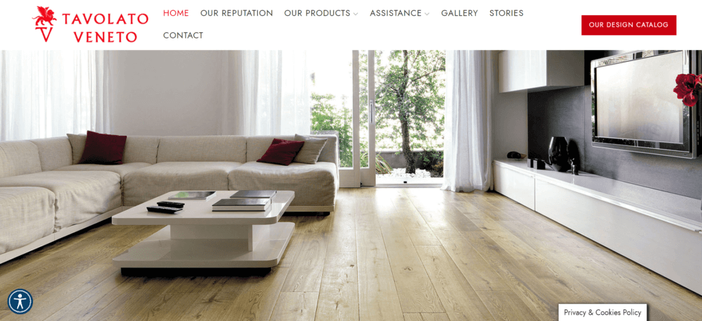 Italian Flooring Company Website Ideas (TV) - ColorWhistle