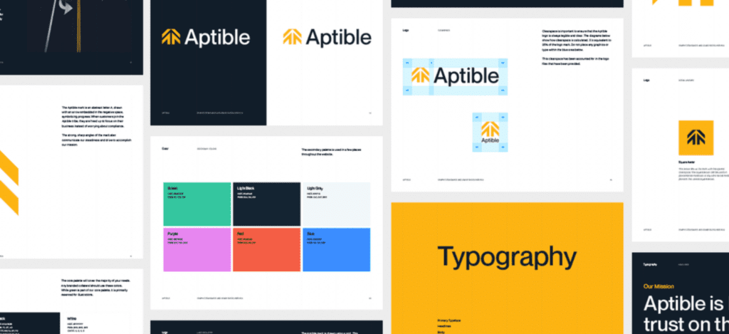 Branding Case Study Inspirations (Aptible) – ColorWhistle