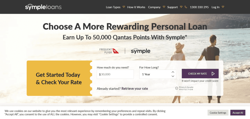 Australian Loan and Finance Website Design (Symple) - ColorWhistle