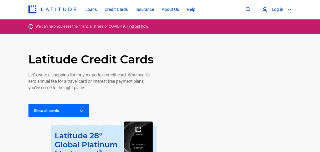Australian Credit Card Loan Website Ideas (latitude) - ColorWhistle