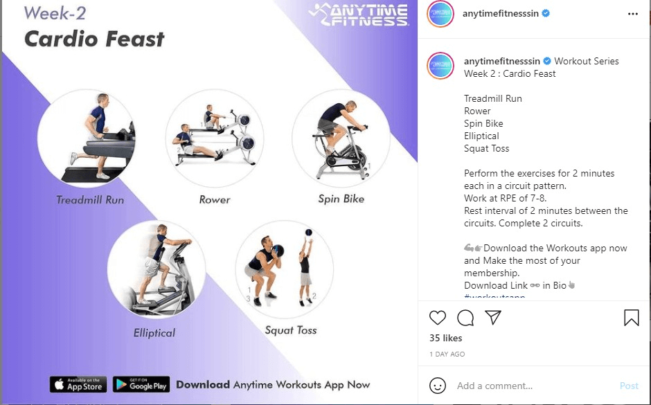 Attractive Instagram Ads Ideas - Fitness Ads Ideas (Any Time) - ColorWhistle