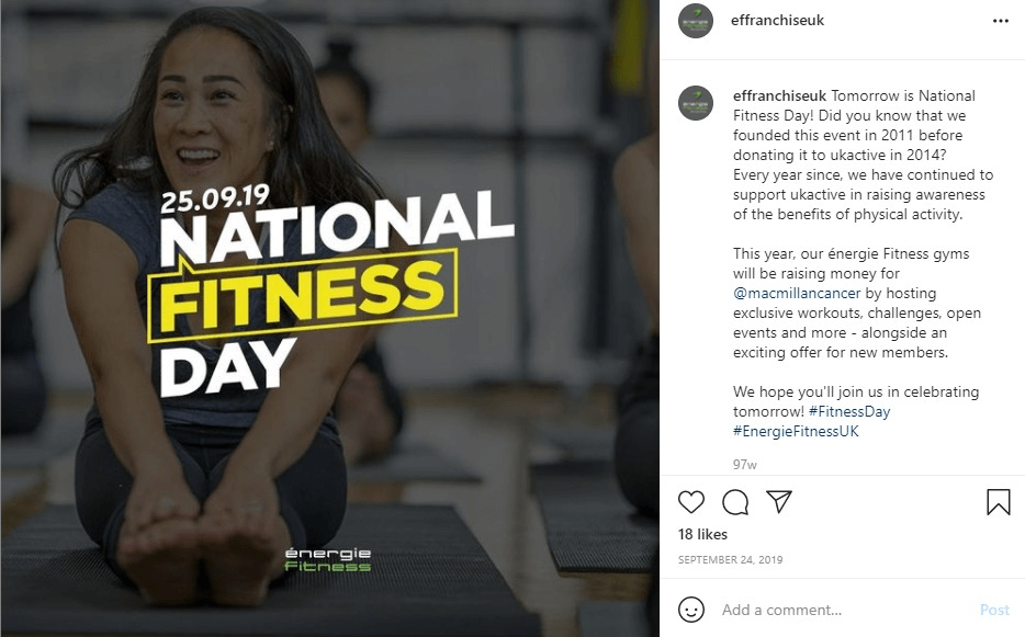 Attractive Instagram Ads Ideas - Fitness Ads Ideas (Effranchiseuk) - ColorWhistle