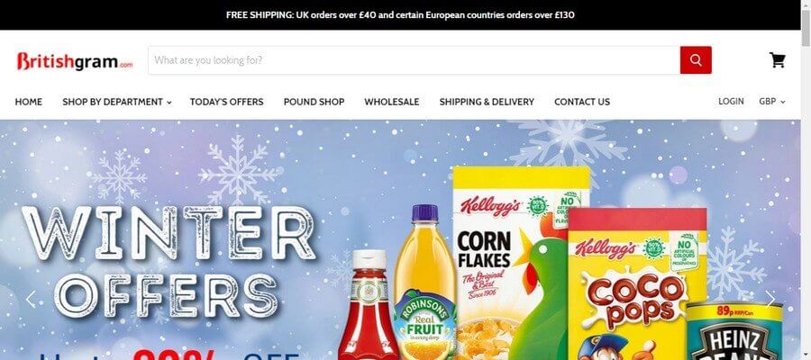 Top Grocery E-commerce Websites – A Tech Audit (British Gram) - ColorWhistle