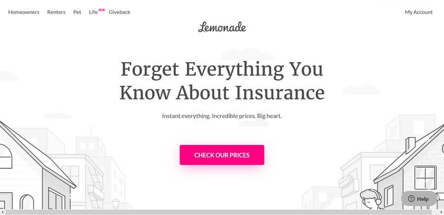 Insurance Website Design Ideas and Inspirations (Lemonade)  - ColorWhistle