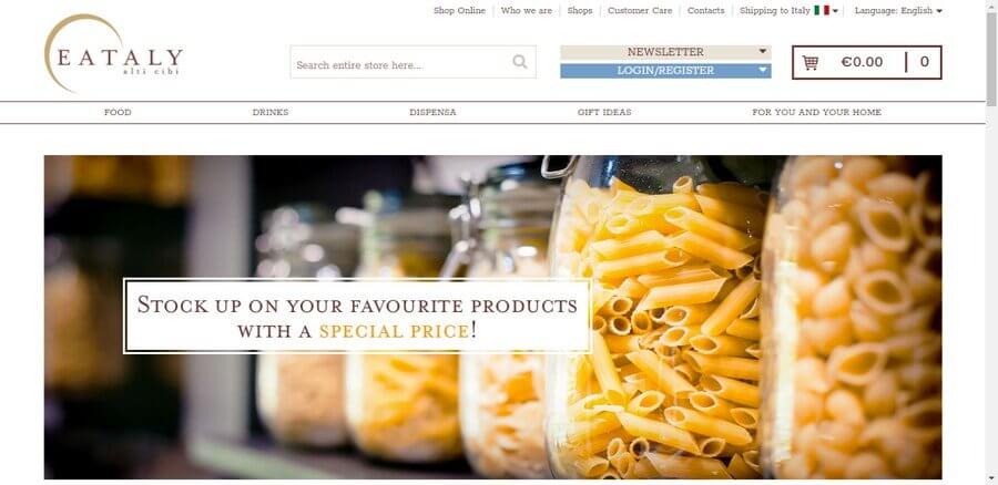 Top Grocery E-commerce Websites – A Tech Audit (Eataly) - ColorWhistle