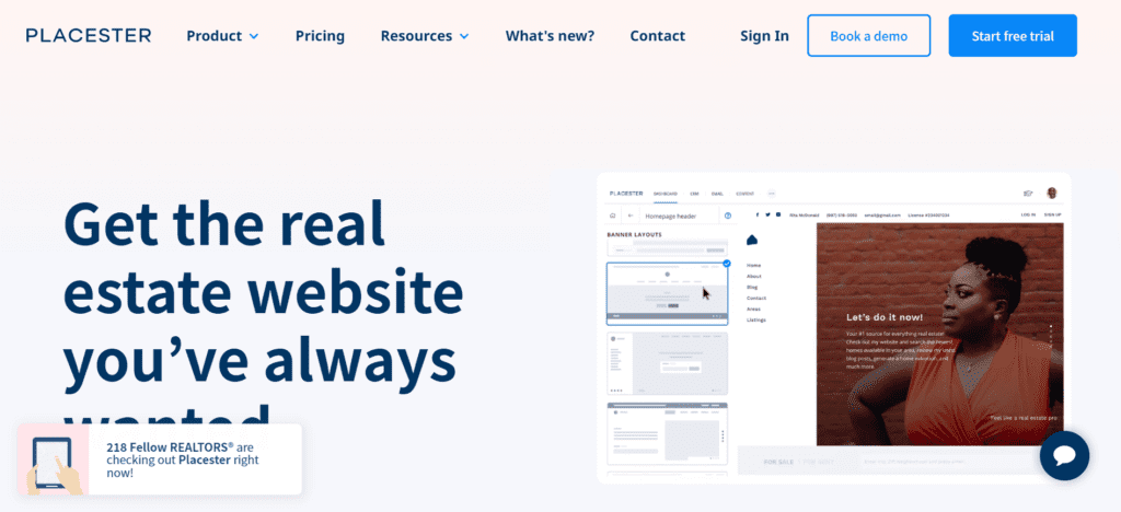  Real Estate Website Builders (Placester) - ColorWhistle