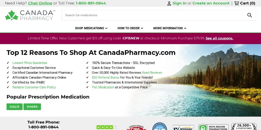 Pharmacy & Labs Website Design Inspirations (Canda) - ColorWhistle