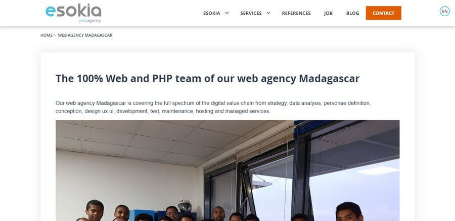 Top Web Development Companies in Madagascar (Esokia) - ColorWhistle