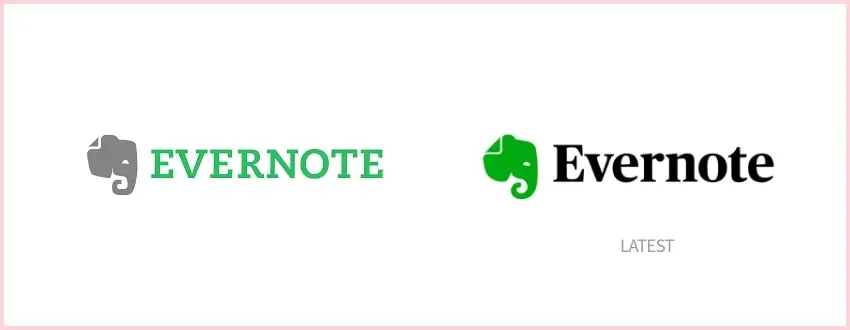 Rebranding Case Study Inspirations (Evernote) - ColorWhistle
