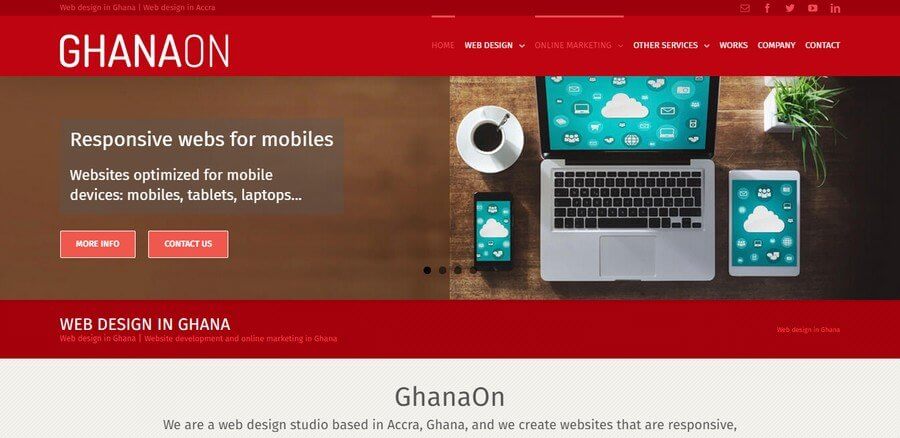 Top Web Development Companies in Ghana (Ghanaon) - ColorWhistle