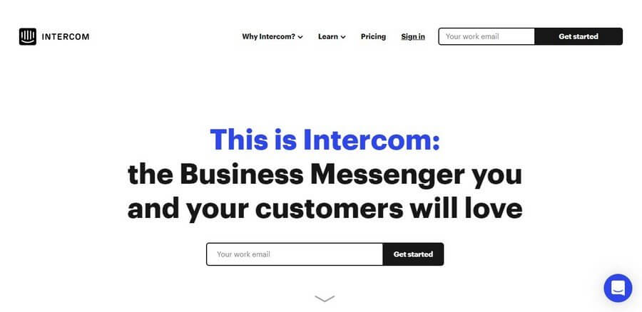 SaaS Website Design Ideas Inspirations 
(Intercom) - ColorWhistle