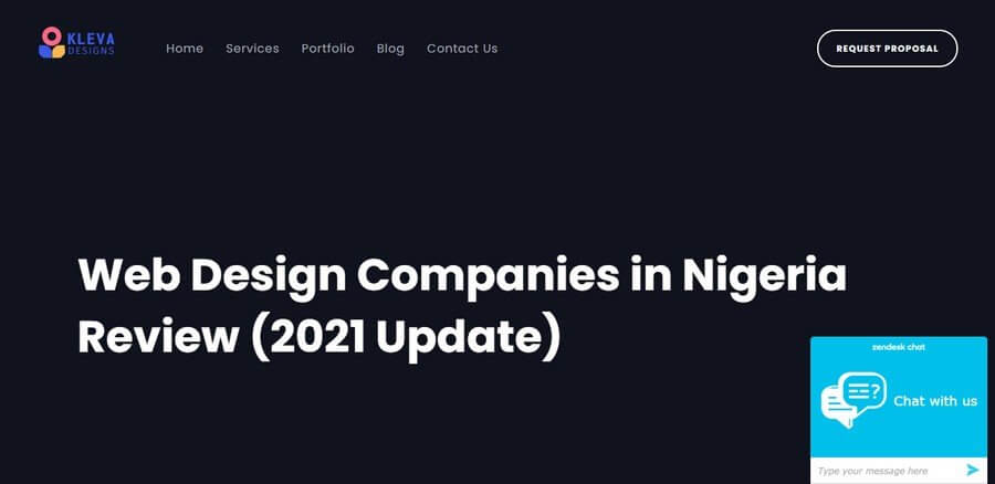 Web Design and Development Companies in Nigeria (Kleva) - ColorWhistle