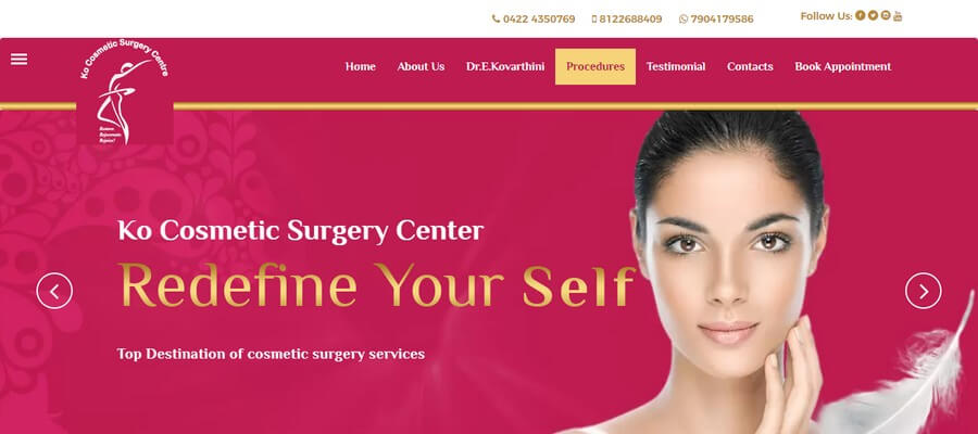 Top Cosmetic Centers In Coimbatore (KO Cosmetic) - ColorWhistle