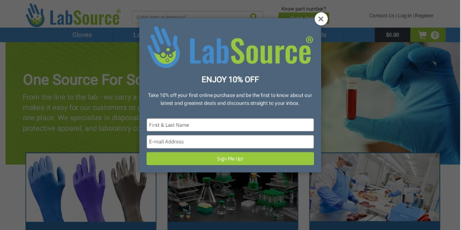 Pharmacy & Labs Website Design Inspirations (LabSource) - ColorWhistle