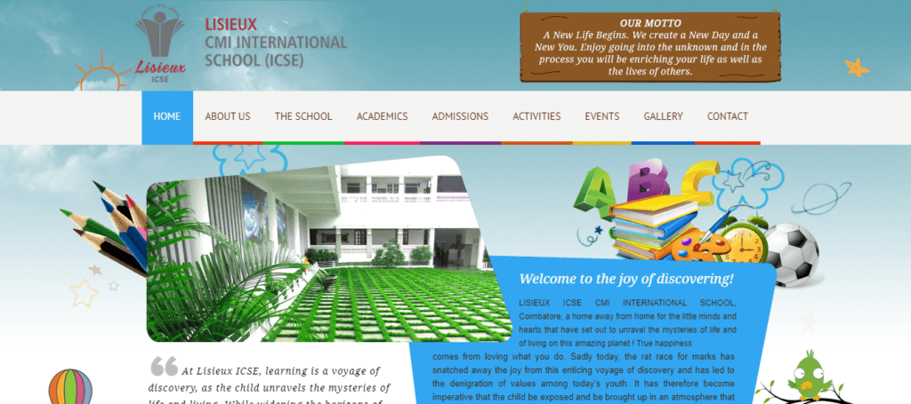 Top Schools in Coimbatore : Digital Marketing Audit (Lisieux) - ColorWhistle