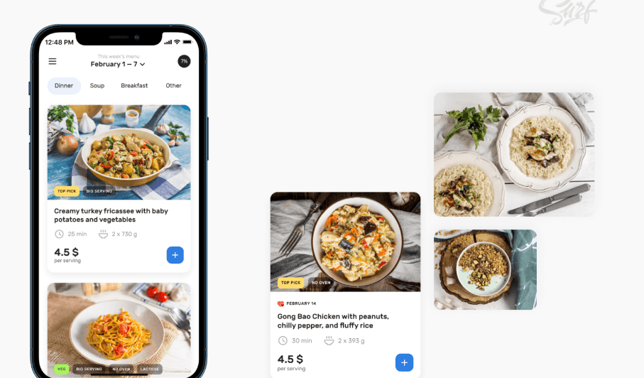 Flutter App Development Case Studies 
(Mobile Application for Meal Kit Delivery Services) - ColorWhistle