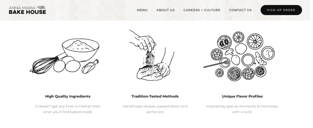 Online Boutique Food Store Websites for Inspiration - example 2 -ColorWhistle